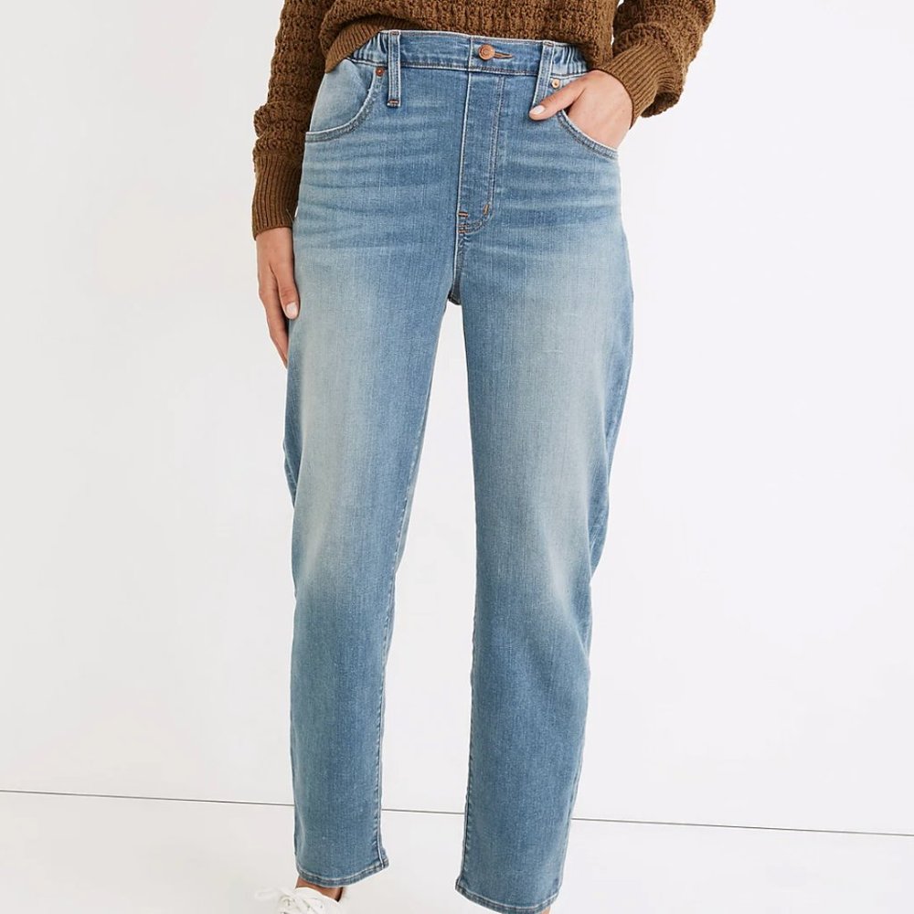 NEW Madewell Pull-On Jeans in Keefe Wash, NA951, Size 27